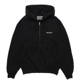 WACKO MARIA/HEAVY WEIGHT FULL ZIP HOODED SWEAT SHIRT（BLACK）［ジップアップパーカー-25秋冬］