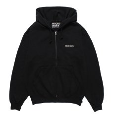 画像1: WACKO MARIA/HEAVY WEIGHT FULL ZIP HOODED SWEAT SHIRT（BLACK）［ジップアップパーカー-25秋冬］ (1)