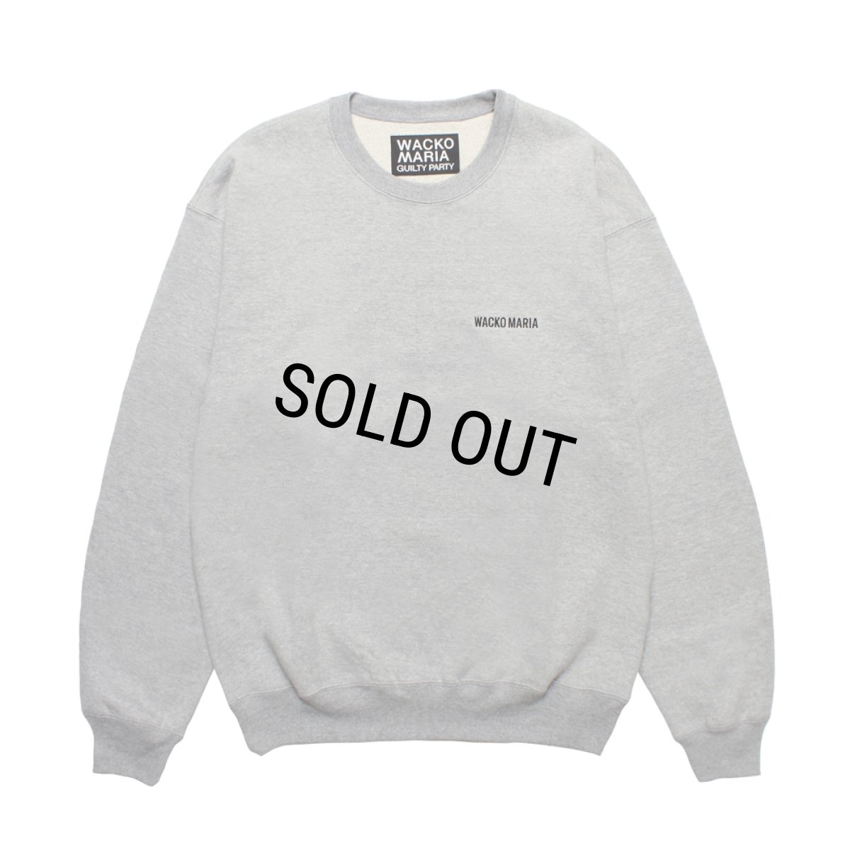 画像1: WACKO MARIA/HEAVY WEIGHT SWEAT SHIRT（GRAY）［クルーネックスウェット-25秋冬］ (1)