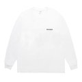 WACKO MARIA/WASHED HEAVY WEIGHT LONG SLEEVE T-SHIRT（WHITE）［刺繍長袖T-25秋冬］