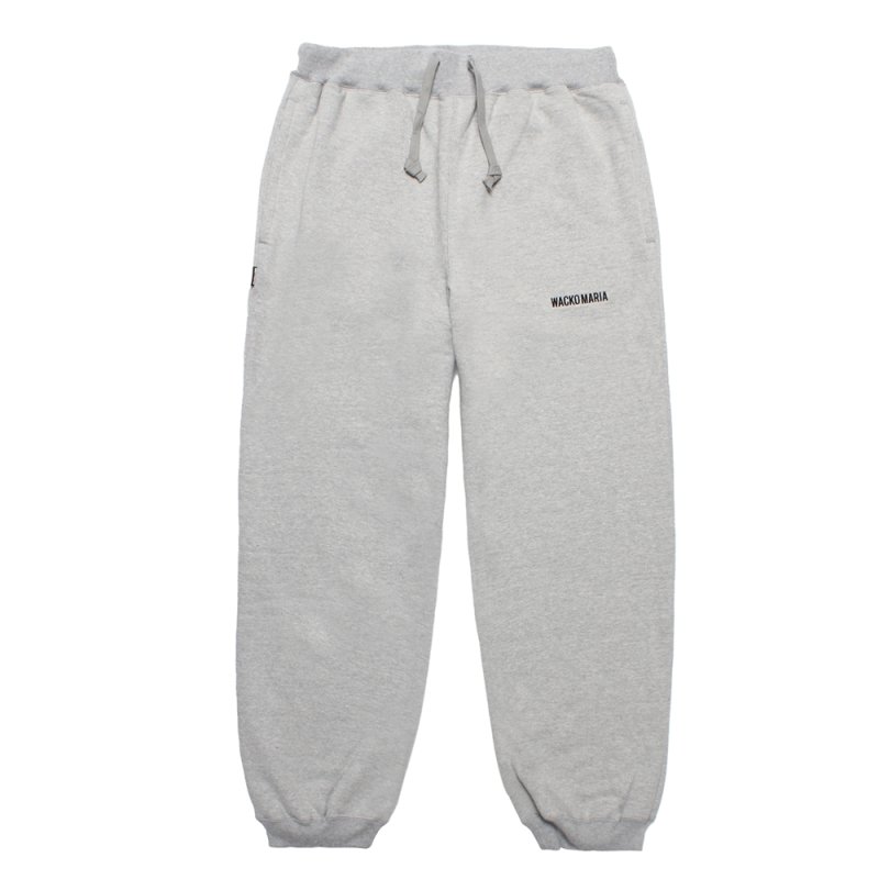 画像1: WACKO MARIA/HEAVY WEIGHT SWEAT PANTS（GRAY）［スウェットパンツ-25秋冬］