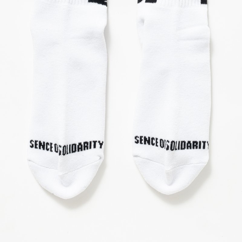 画像3: RATS/HIGH SOCKS LOGO（WHITE）［ハイソックス-25秋冬］