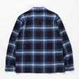 画像2: RATS/COTTON RAYON CHECK SHIRT（NAVY CHECK）［コットンレーヨンチェックシャツ-25秋冬］ (2)