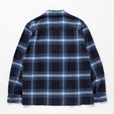 画像2: RATS/COTTON RAYON CHECK SHIRT（NAVY CHECK）［コットンレーヨンチェックシャツ-25秋冬］ (2)