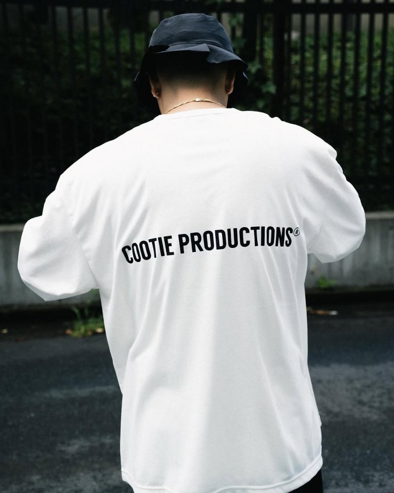 画像3: COOTIE PRODUCTIONS/Dry Tech Jersey Oversized L/S Tee（White）［ドライテックオーバーサイズ長袖T-25秋冬］