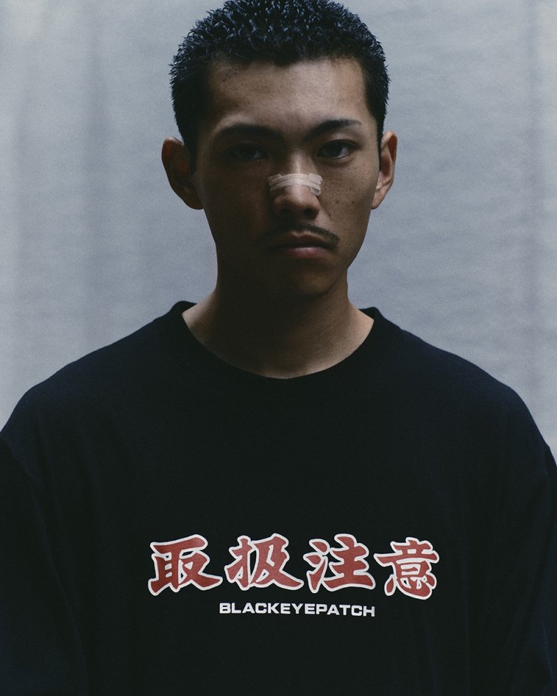 画像3: BlackEyePatch/HANDLE WITH CARE L/S TEE(BLACK)