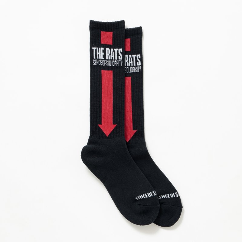 画像2: RATS/HIGH SOCKS TAIL（BLACK）［ハイソックス-25秋冬］