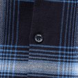 画像4: RATS/COTTON RAYON CHECK SHIRT（NAVY CHECK）［コットンレーヨンチェックシャツ-25秋冬］