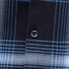 画像4: RATS/COTTON RAYON CHECK SHIRT（NAVY CHECK）［コットンレーヨンチェックシャツ-25秋冬］ (4)