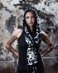 画像2: exodus/BORNEO BATIK SARONG（BLACK）［ボルネオバティックサロン-25春夏］ (2)