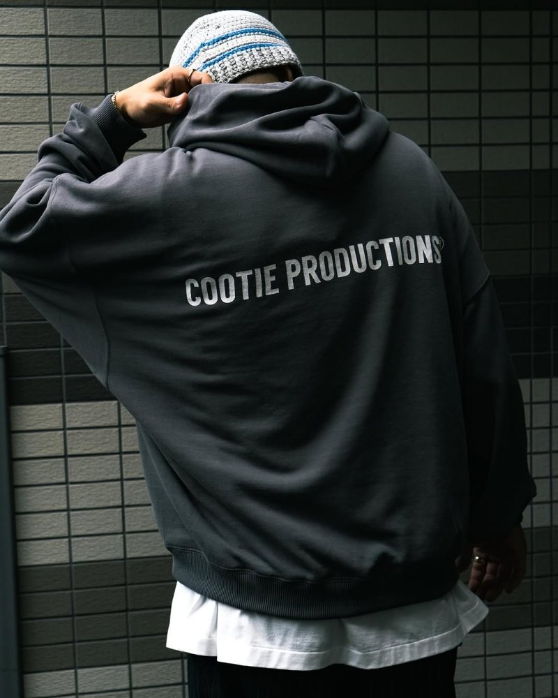 画像3: COOTIE PRODUCTIONS/Dry Tech Oversized Sweat Hoodie（Gray）［ドライテックスウェットフーディー-25秋冬］