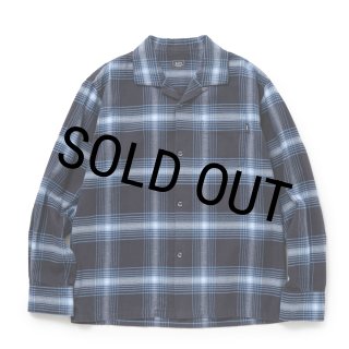 RATS/COTTON RAYON CHECK SHIRT（NAVY CHECK）［コットンレーヨン