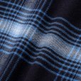 画像7: RATS/COTTON RAYON CHECK SHIRT（NAVY CHECK）［コットンレーヨンチェックシャツ-25秋冬］