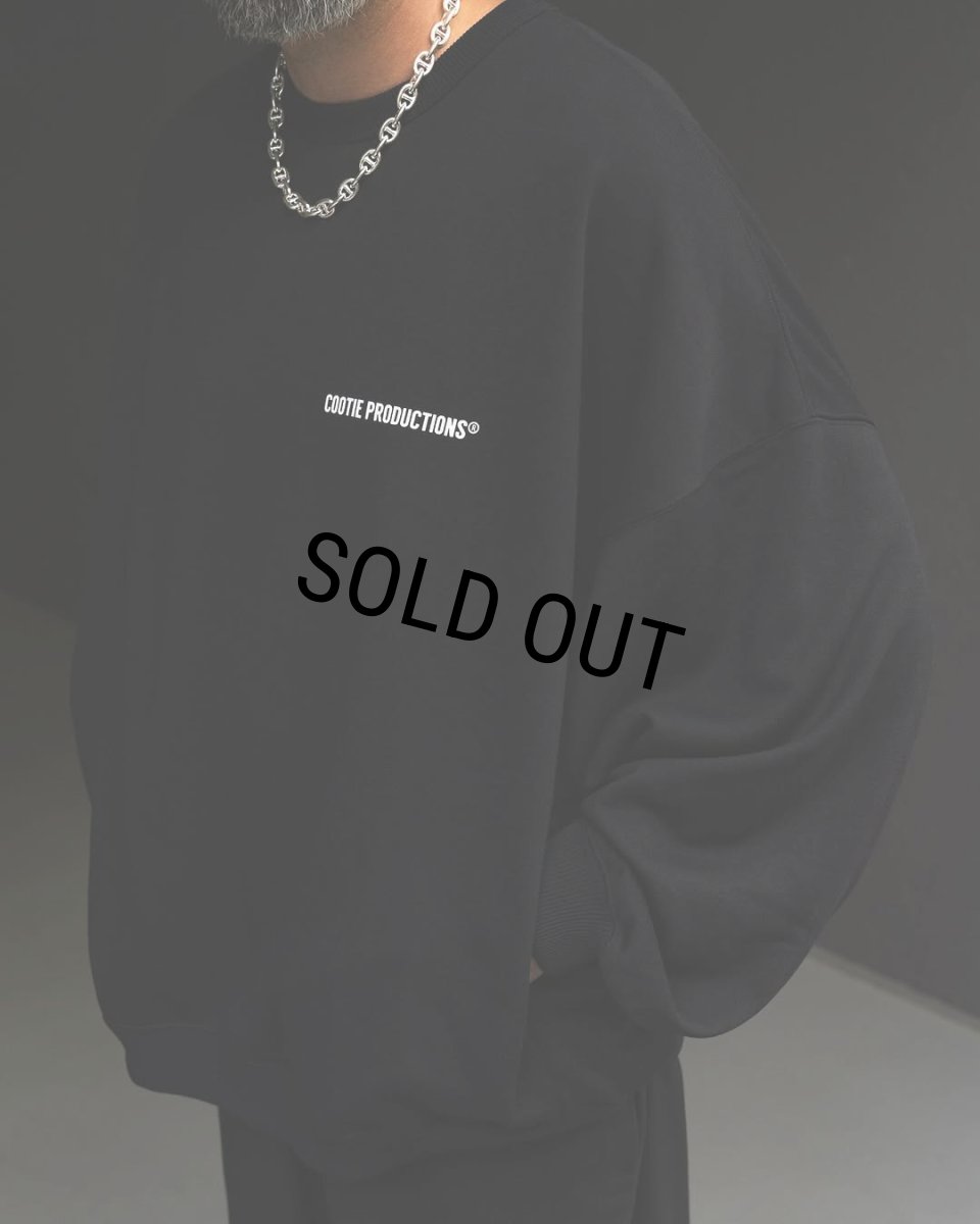 画像7: COOTIE PRODUCTIONS/Dry Tech Oversized Sweat Crew（Black）［ドライテックスウェットクルー-25秋冬］ (7)