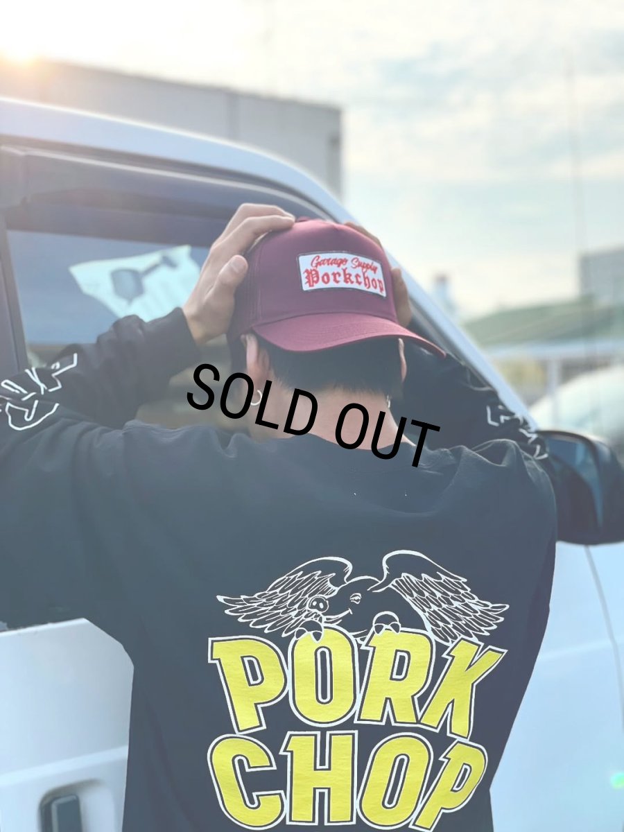 画像8: PORKCHOP/WP BIG LOGO L/S TEE（BLACK）［ウイングポークビッグロゴ長袖T-25秋冬］ (8)