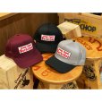 画像7: PORKCHOP/O.E. WAPPEN MESH CAP（BLACK/GRAY）［ワッペンメッシュキャップ-25秋冬］