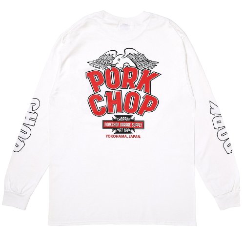 他の写真2: PORKCHOP/WP BIG LOGO L/S TEE（WHITE）［ウイングポークビッグロゴ長袖T-25秋冬］