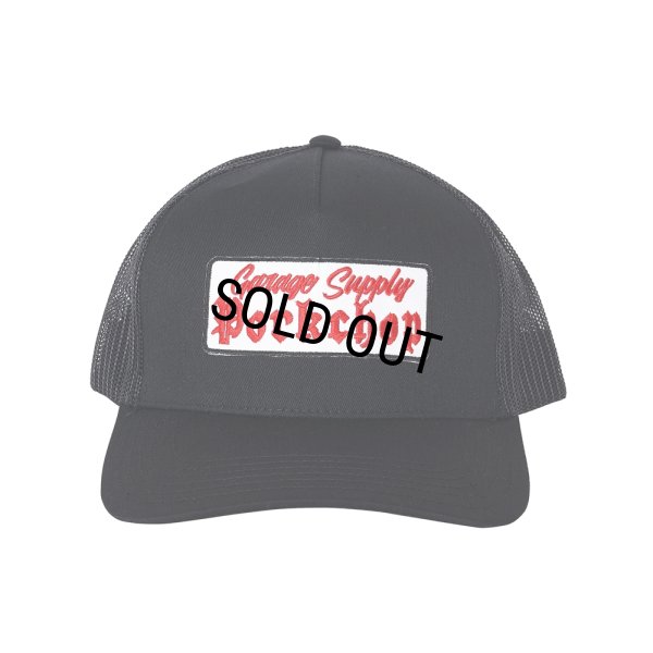 画像1: PORKCHOP/O.E. WAPPEN MESH CAP（BLACK）［ワッペンメッシュキャップ-25秋冬］