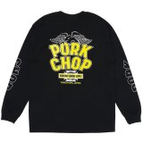 PORKCHOP/WP BIG LOGO L/S TEE（BLACK）［ウイングポークビッグロゴ長袖T-25秋冬］