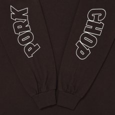 画像3: PORKCHOP/WP BIG LOGO L/S TEE（DARK BROWN）［ウイングポークビッグロゴ長袖T-25秋冬］ (3)