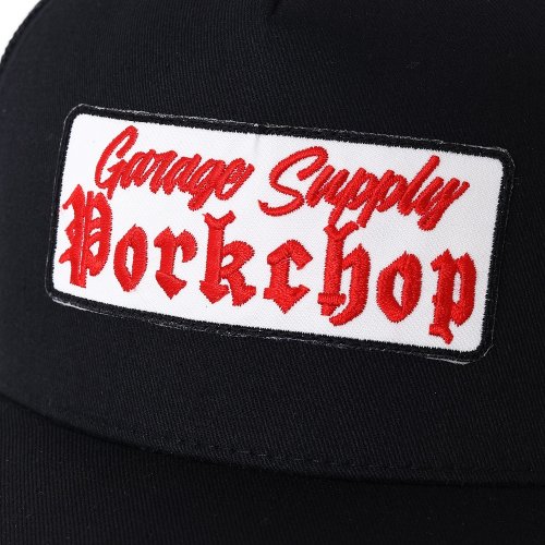 他の写真3: PORKCHOP/O.E. WAPPEN MESH CAP（BLACK）［ワッペンメッシュキャップ-25秋冬］