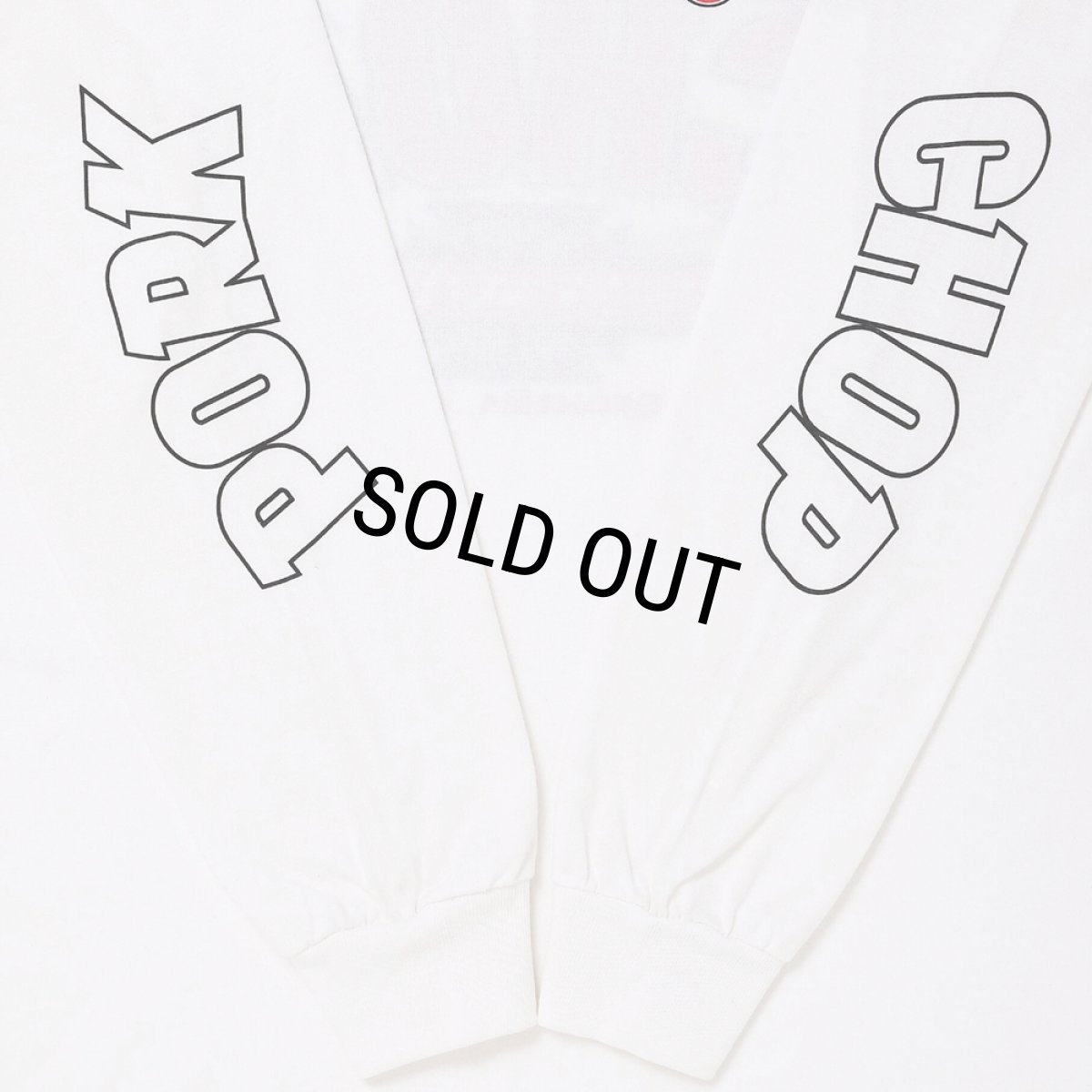 画像3: PORKCHOP/WP BIG LOGO L/S TEE（WHITE）［ウイングポークビッグロゴ長袖T-25秋冬］ (3)