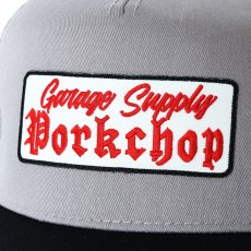 画像3: PORKCHOP/O.E. WAPPEN MESH CAP（BLACK/GRAY）［ワッペンメッシュキャップ-25秋冬］ (3)