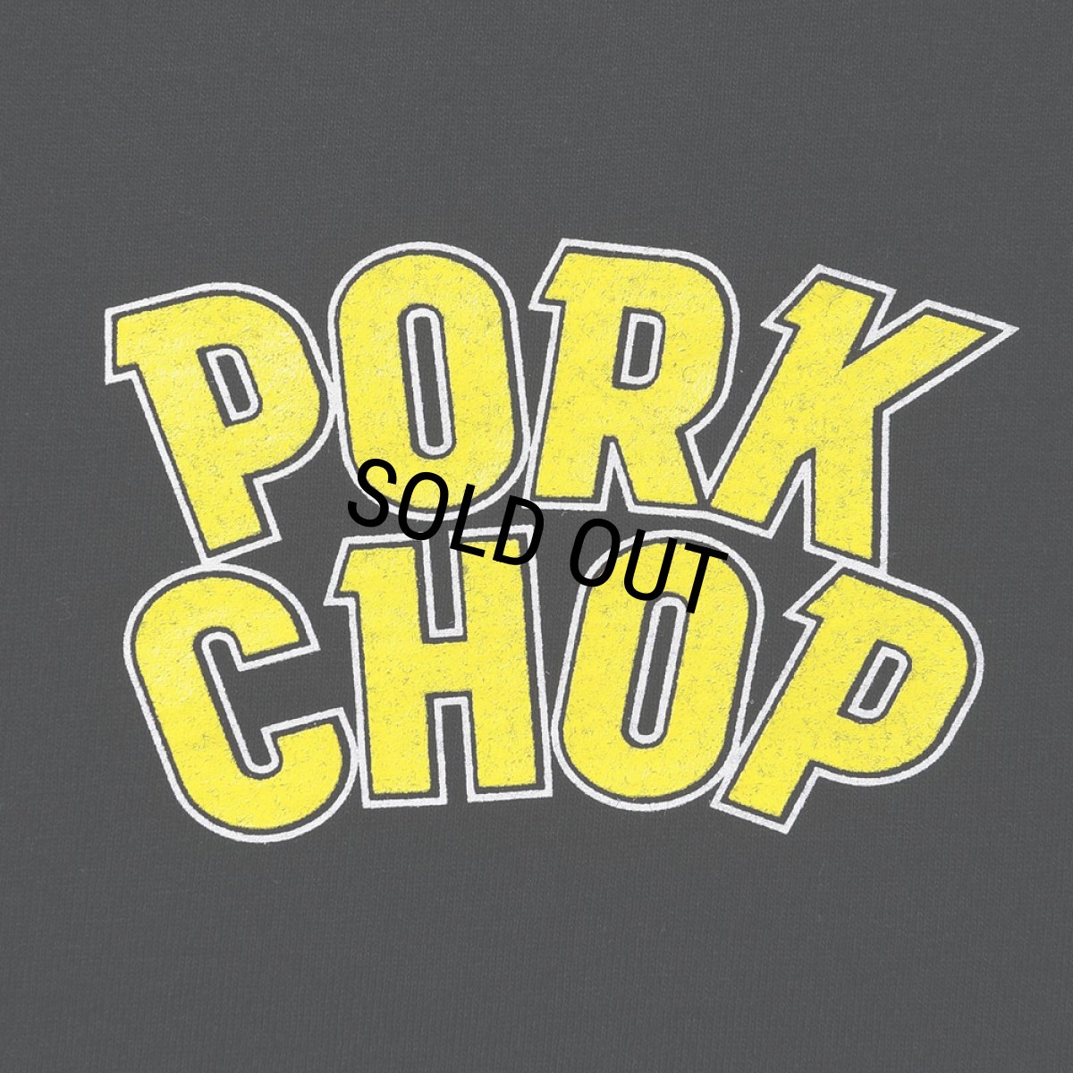 画像4: PORKCHOP/WP BIG LOGO L/S TEE（BLACK）［ウイングポークビッグロゴ長袖T-25秋冬］ (4)