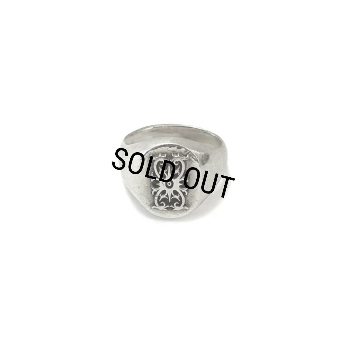画像1: exodus/BORNEO SIGNET RING（SILVER925）［ボルネオシグネットリング-25春夏］ (1)