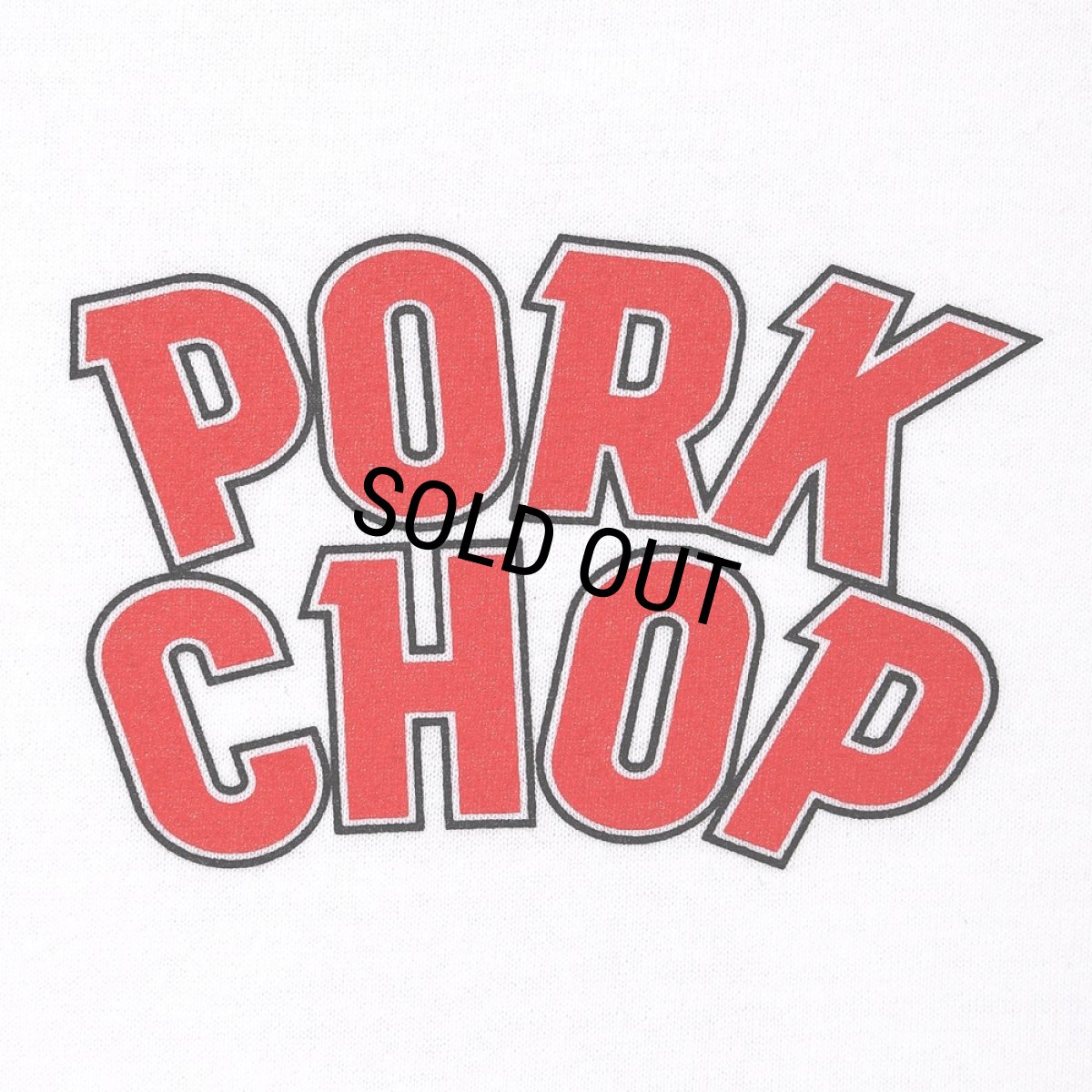 画像4: PORKCHOP/WP BIG LOGO L/S TEE（WHITE）［ウイングポークビッグロゴ長袖T-25秋冬］ (4)