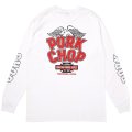 PORKCHOP/WP BIG LOGO L/S TEE（WHITE）［ウイングポークビッグロゴ長袖T-25秋冬］