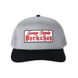 画像1: PORKCHOP/O.E. WAPPEN MESH CAP（BLACK/GRAY）［ワッペンメッシュキャップ-25秋冬］ (1)