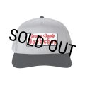 PORKCHOP/O.E. WAPPEN MESH CAP（BLACK/GRAY）［ワッペンメッシュキャップ-25秋冬］