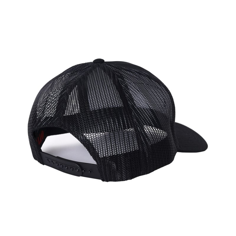 画像2: PORKCHOP/O.E. WAPPEN MESH CAP（BLACK）［ワッペンメッシュキャップ-25秋冬］