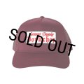 PORKCHOP/O.E. WAPPEN MESH CAP（MAROON）［ワッペンメッシュキャップ-25秋冬］