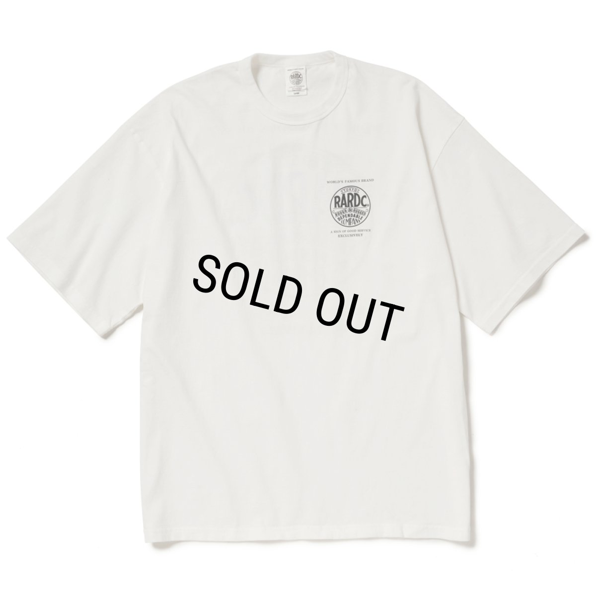 画像2: 【40%OFF】ROUGH AND RUGGED/DESIGN SS（WHITE）［プリントT-25秋冬］ (2)