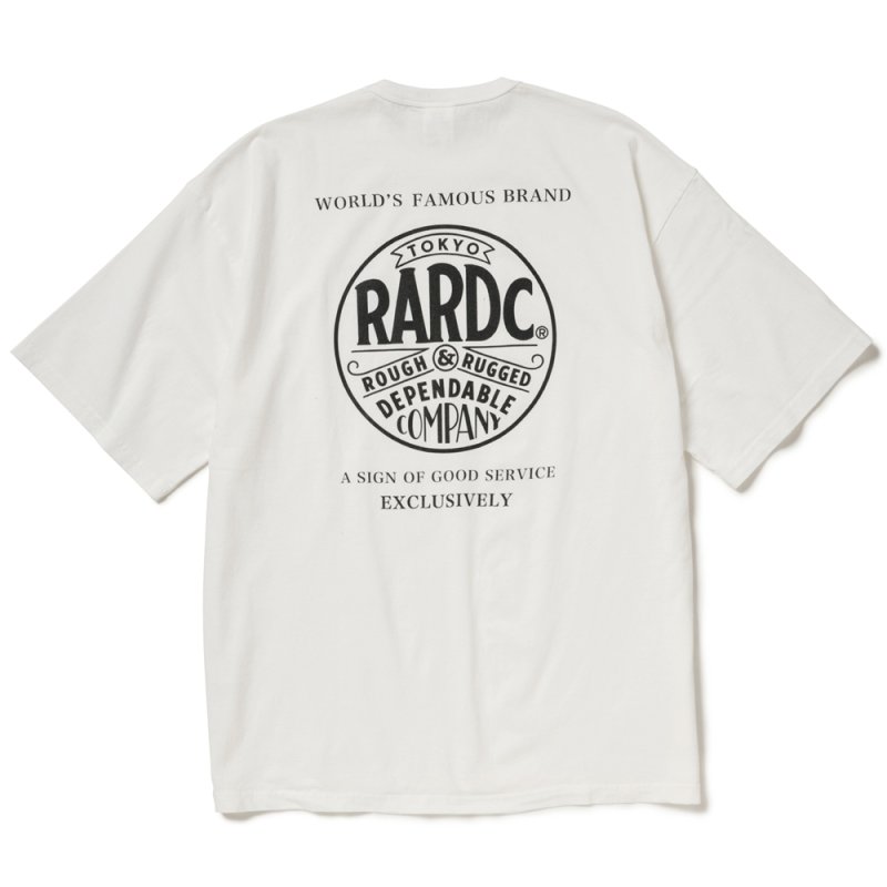 画像2: ROUGH AND RUGGED/DESIGN SS（WHITE）［プリントT-25秋冬］