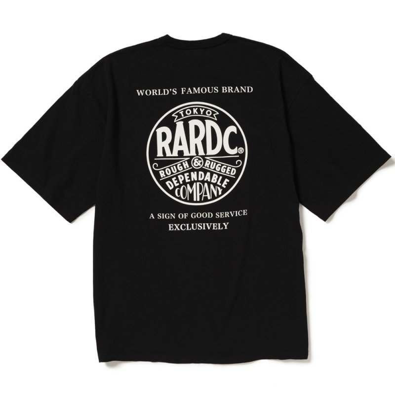 画像2: ROUGH AND RUGGED/DESIGN SS（BLACK）［プリントT-25秋冬］