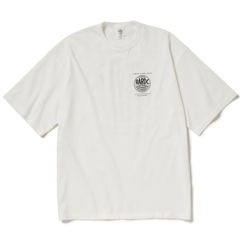 画像1: ROUGH AND RUGGED/DESIGN SS（WHITE）［プリントT-25秋冬］