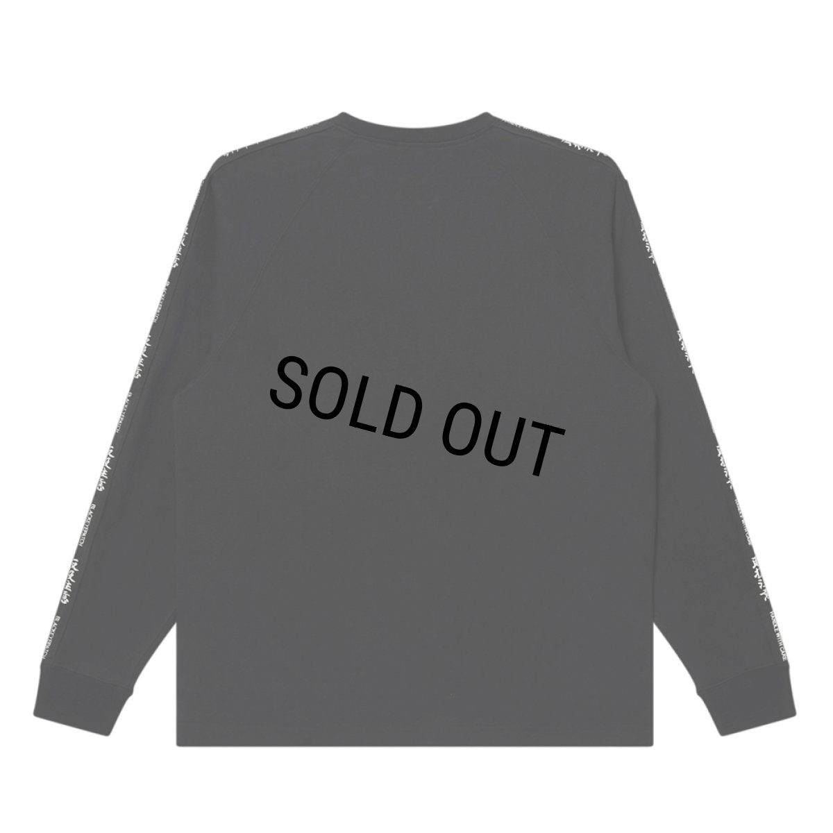 画像2: BlackEyePatch/KANJI TAPED L/S TEE（BLACK） (2)