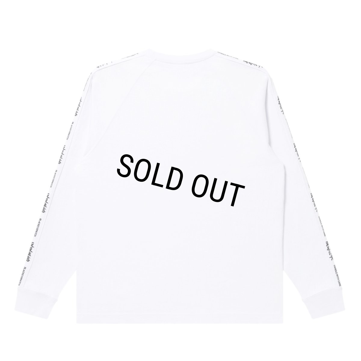 画像2: BlackEyePatch/KANJI TAPED L/S TEE（WHITE） (2)