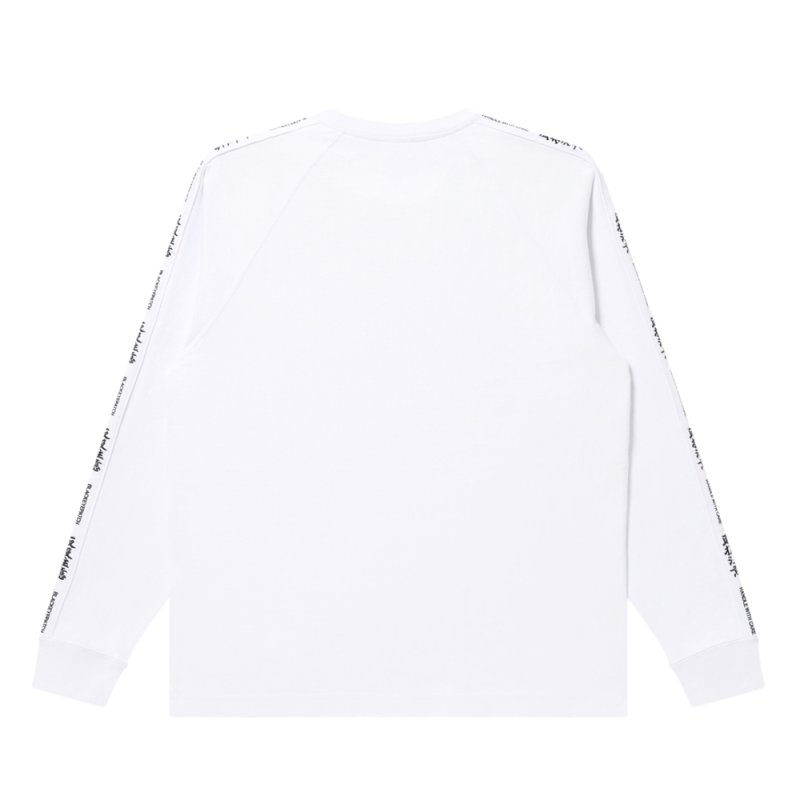 画像2: BlackEyePatch/KANJI TAPED L/S TEE（WHITE）