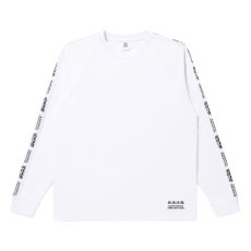 画像1: BlackEyePatch/KANJI TAPED L/S TEE（WHITE） (1)