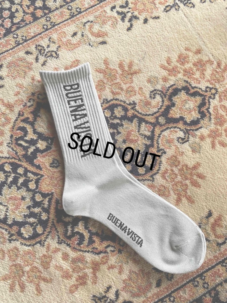 画像4: BUENA VISTA/BV logo socks（GRAY）［ソックス-25秋冬］ (4)