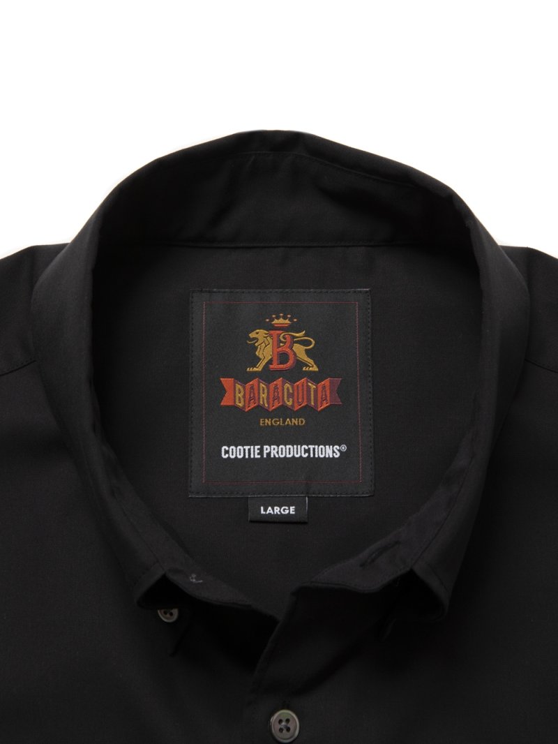 画像3: COOTIE PRODUCTIONS/EWP Oxford B.D. Shirts（×BARACUTA）（Black）［オックスフォードB.D.シャツ-25秋冬］