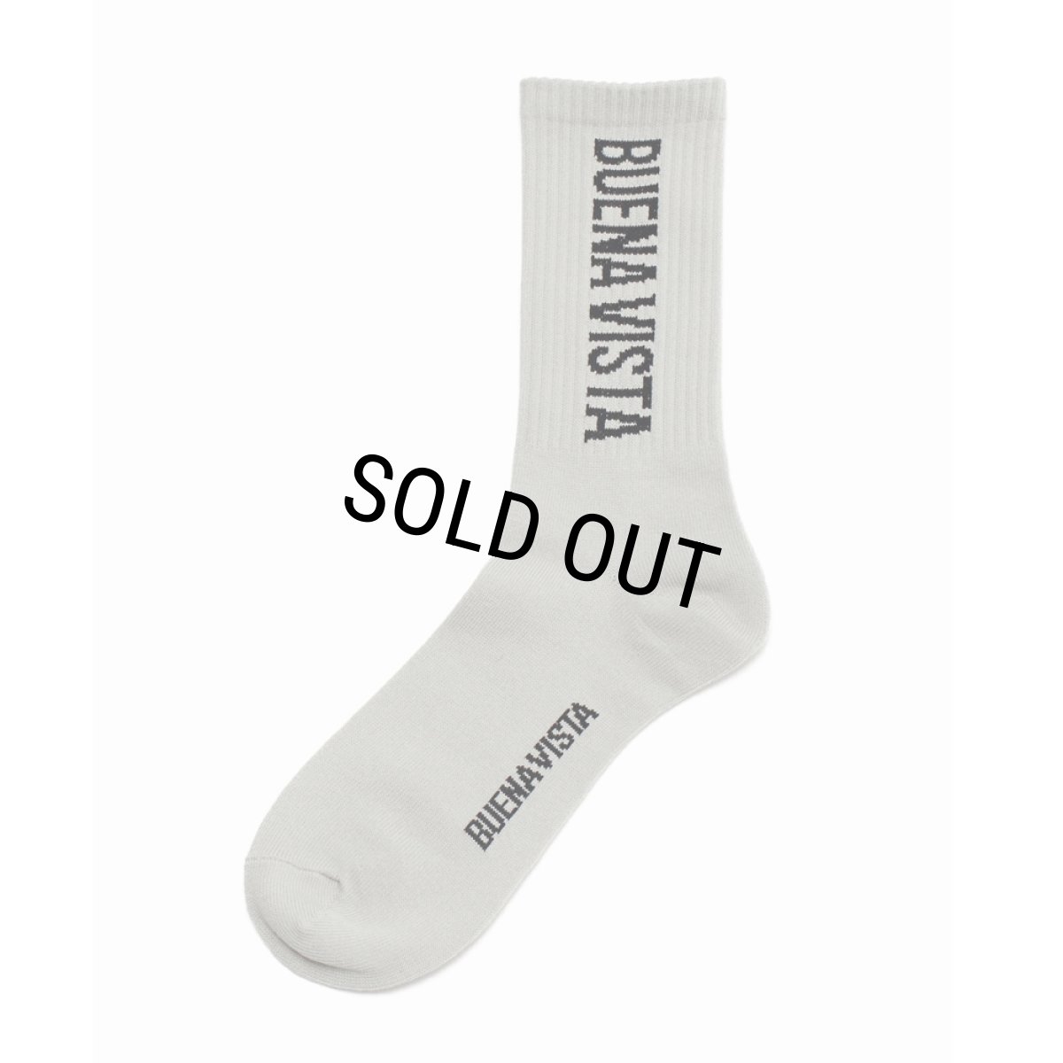 画像2: BUENA VISTA/BV logo socks（GRAY）［ソックス-25秋冬］ (2)