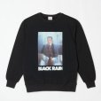 画像1: BUENA VISTA/BLACK RAIN sweat dos（BLACK）［クルーネックスウェット-25秋冬］ (1)