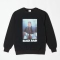 BUENA VISTA/BLACK RAIN sweat dos（BLACK）［クルーネックスウェット-25秋冬］