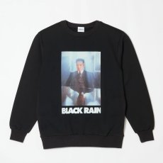 画像1: BUENA VISTA/BLACK RAIN sweat dos（BLACK）［クルーネックスウェット-25秋冬］ (1)