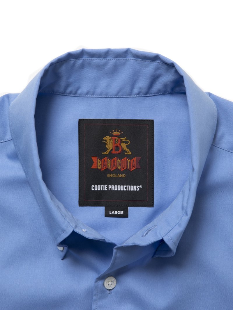 画像2: COOTIE PRODUCTIONS/EWP Oxford B.D. Shirts（×BARACUTA）（Blue）［オックスフォードB.D.シャツ-25秋冬］